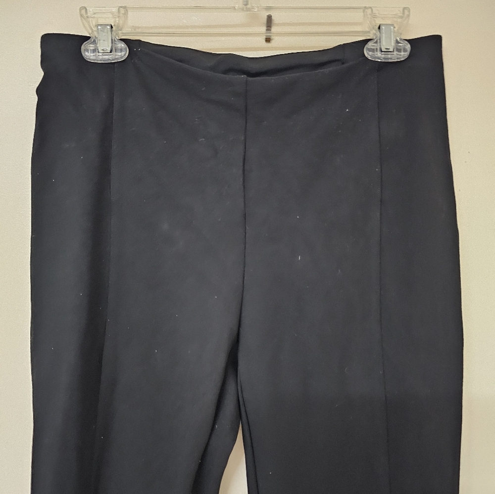 Maison d'Amelie  Black Pleated Pull-on Pants Size 8 - Picture 3 of 5